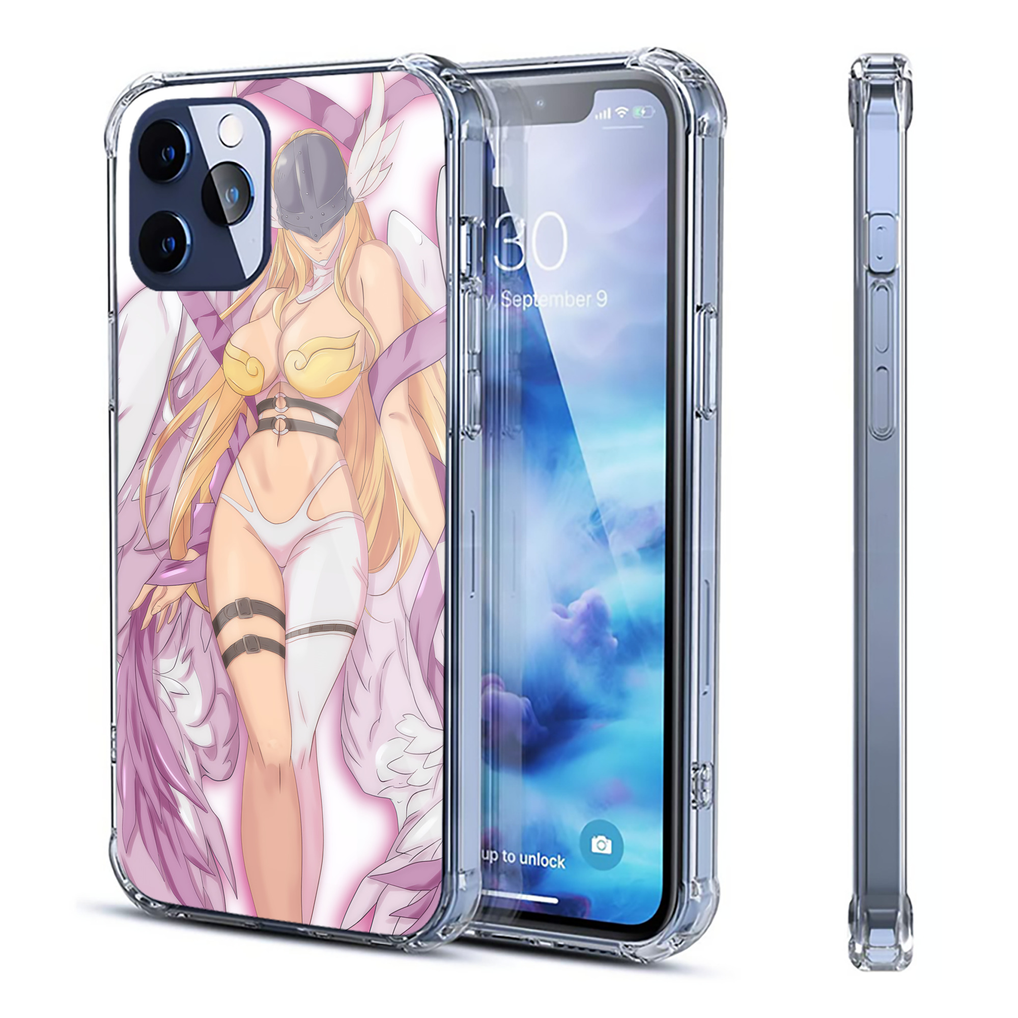 （画像用） Digimon デジタルモンスター/デジモン 【iPhone 12シリーズ対応】透明スマホケース（クリアソフトケース）